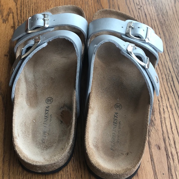 Silver sandals! - Picture 2 of 5